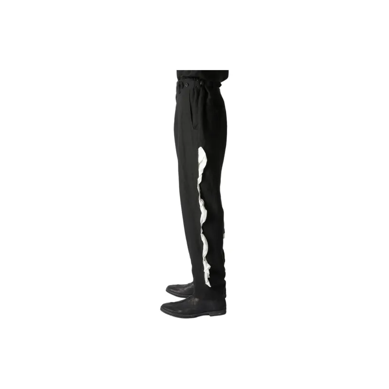 Yohji Yamamoto SS24 Casual Pants Men's Black-3