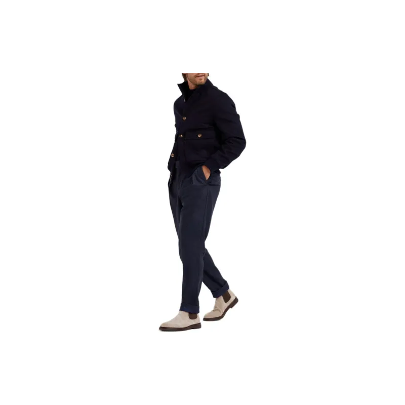 Brunello Cucinelli Buttoned Long Sleeved Jacket-3