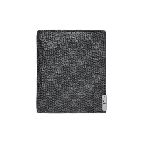 GOLDLION PVC Wallet Wallets Regular Men's Black