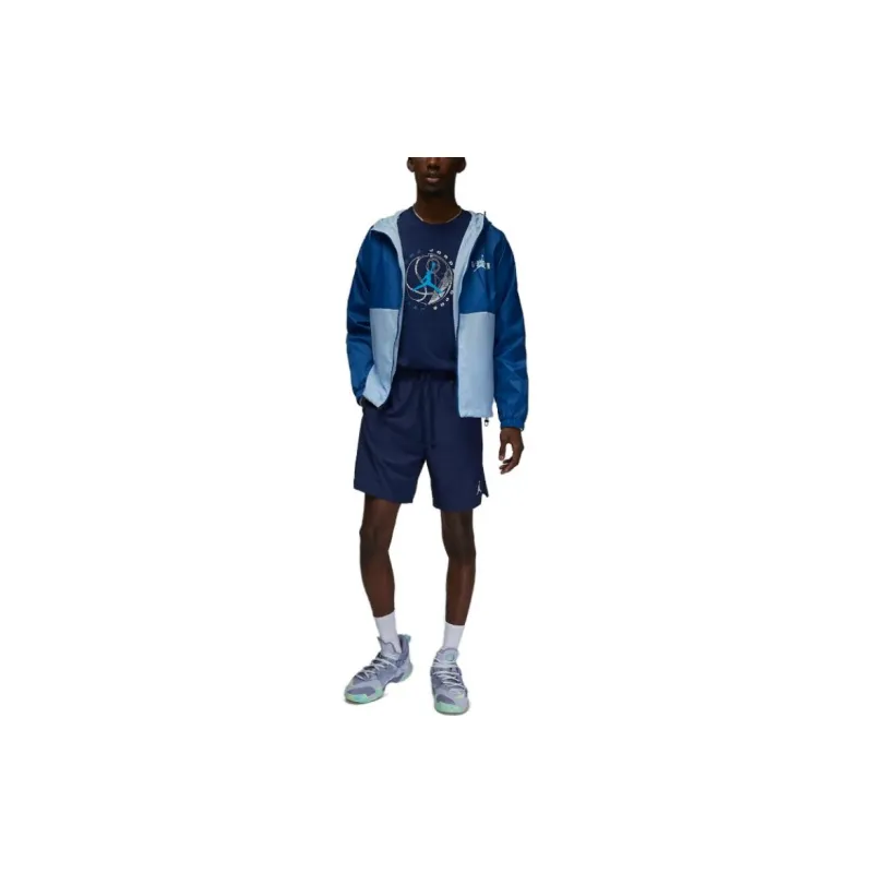 Jordan Casual Shorts Men Navy Blue-1