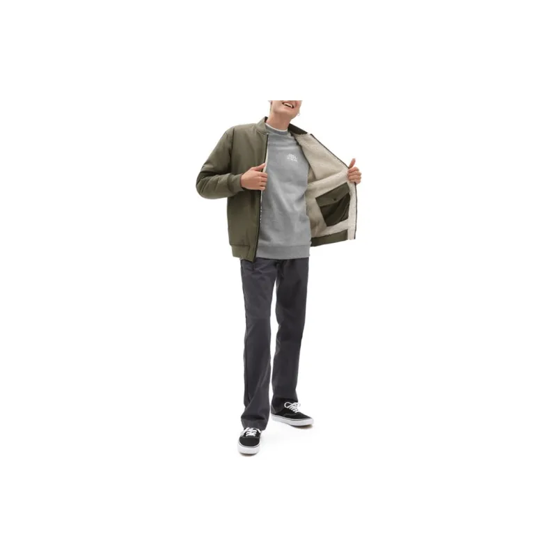 Vans Velvet Jackets Men Green-7