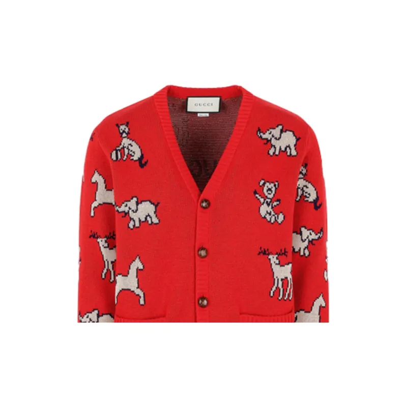GUCCI Sweaters Men Red-4