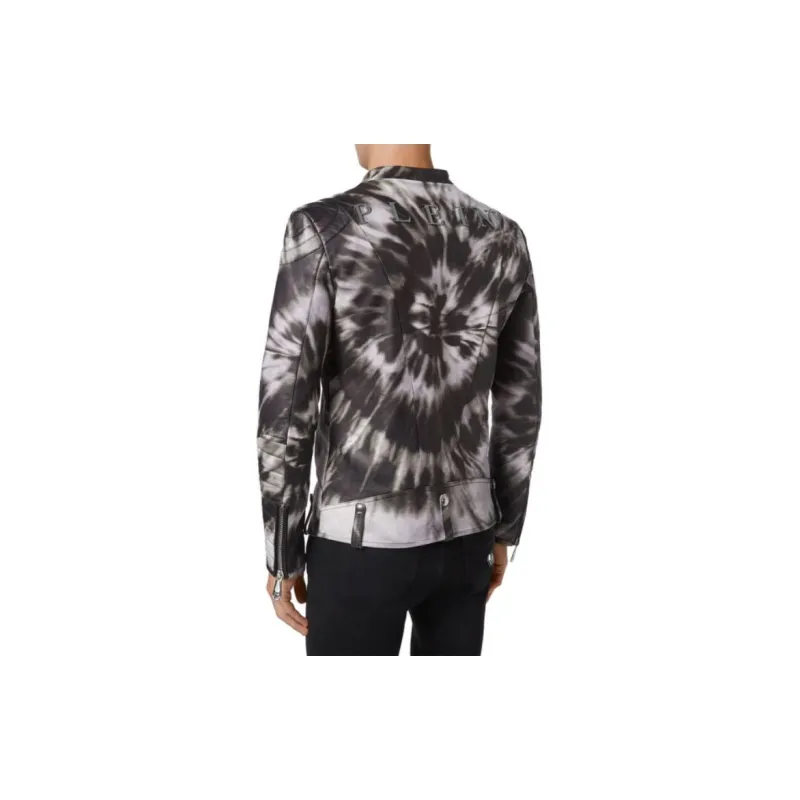 PHILIPP PLEIN Leather Jackets Men Multicolor-2