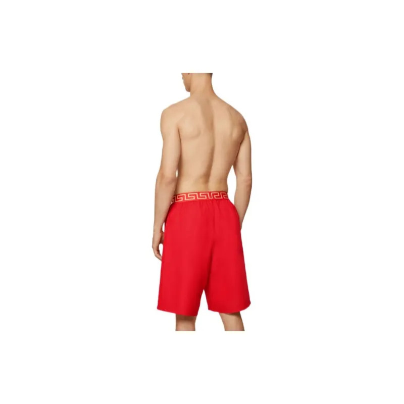 VERSACE Casual Shorts Men Red-2