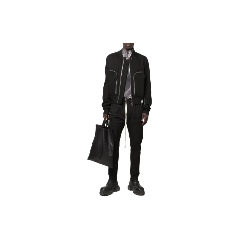 RICK OWENS Zip Front Bomber Jacket-1