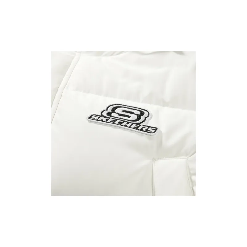 Skechers Colorful Down Jackets Men Marshmallow White-6
