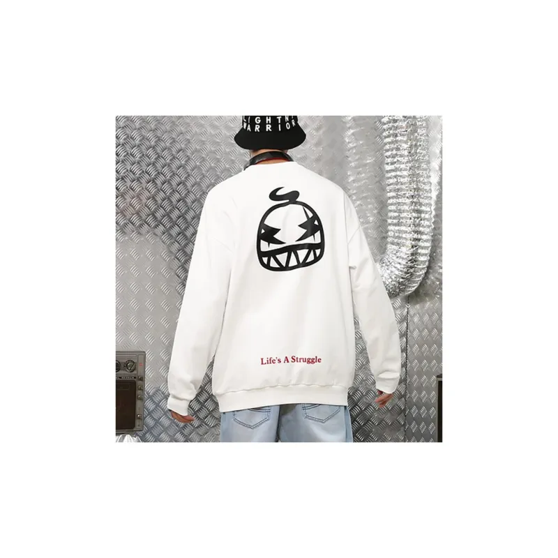 GENANX Crew Neck Loose Fit Regular Sweatshirt Unisex-9