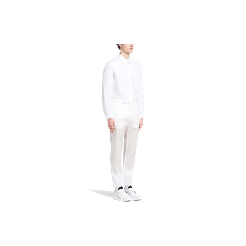 PRADA Knitted Sports Pants Men's White-2