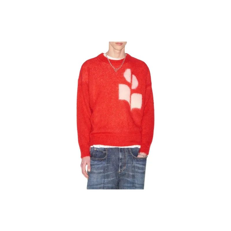ISABEL MARANT Drany Logo Intarsia Knitted Jumper-2