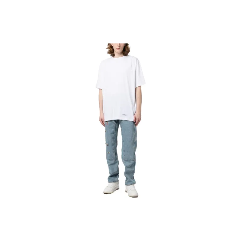 Off Scribble Diag Print T shirt-1