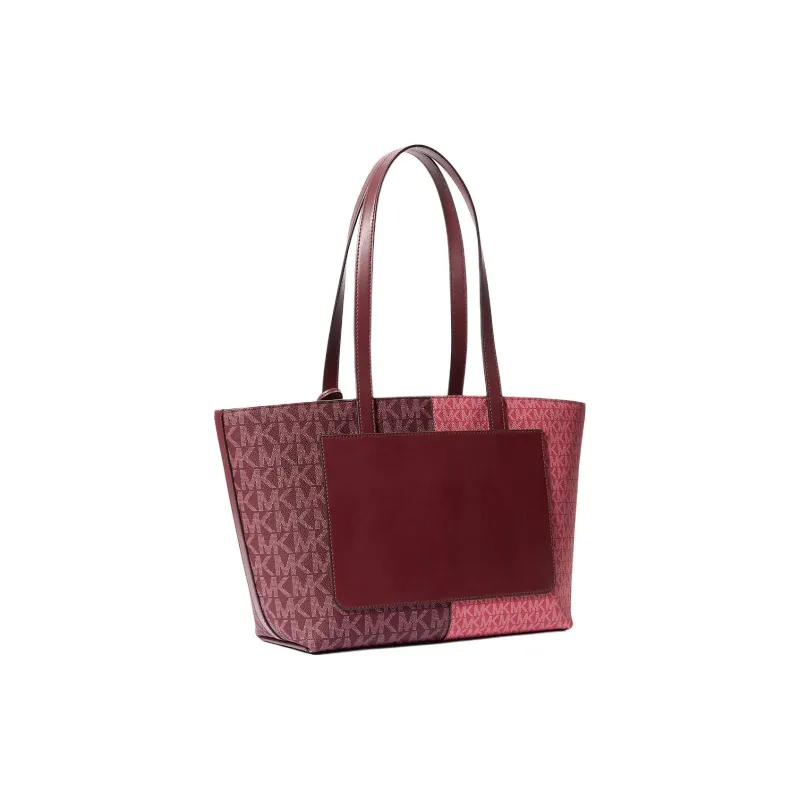 MICHAEL KORS Jet Set Coated Canvas One Shoulder Handbag Medium Size Women's Fuchsia-1