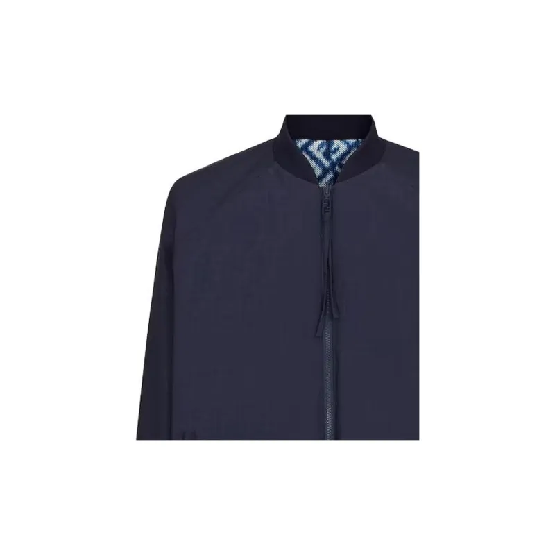 FENDI All Over Ff Printed Zipped Bomber Jacket-5