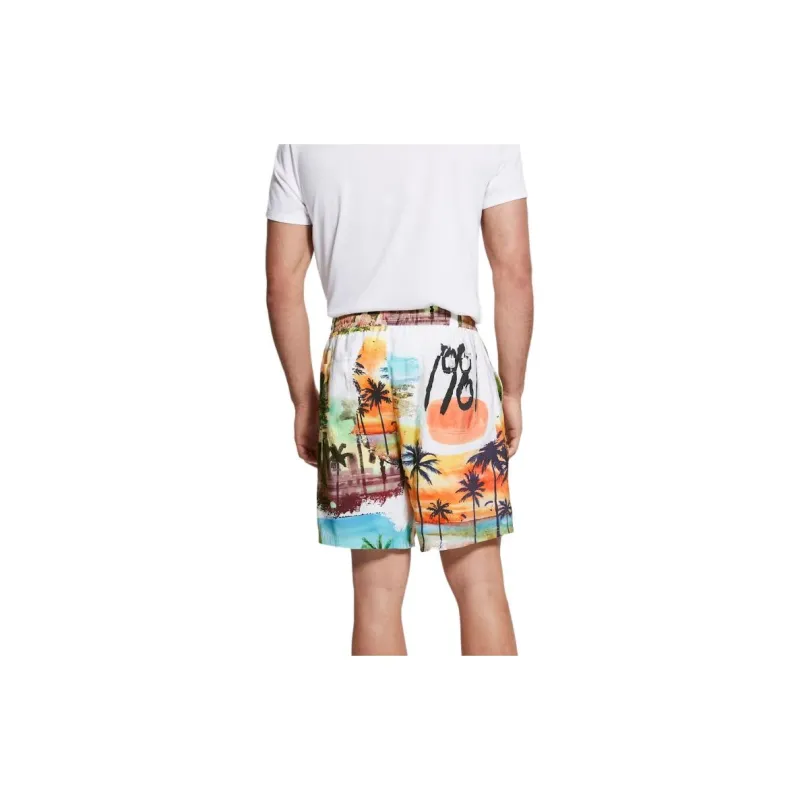 GUESS Casual Shorts Men's Yellow-3