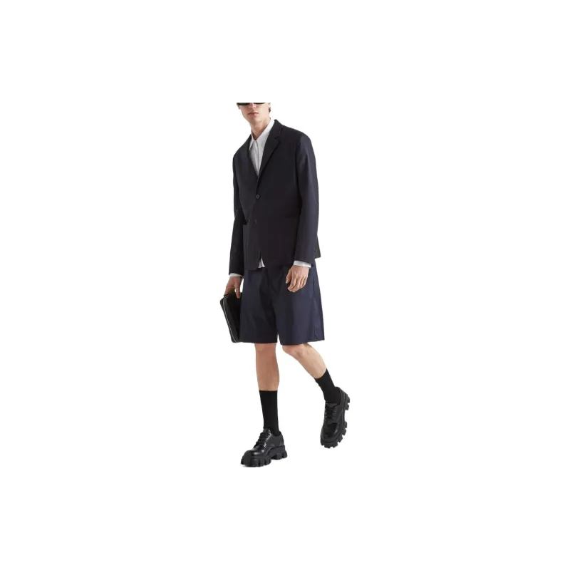 PRADA Business Suits Men Marine Blue-1