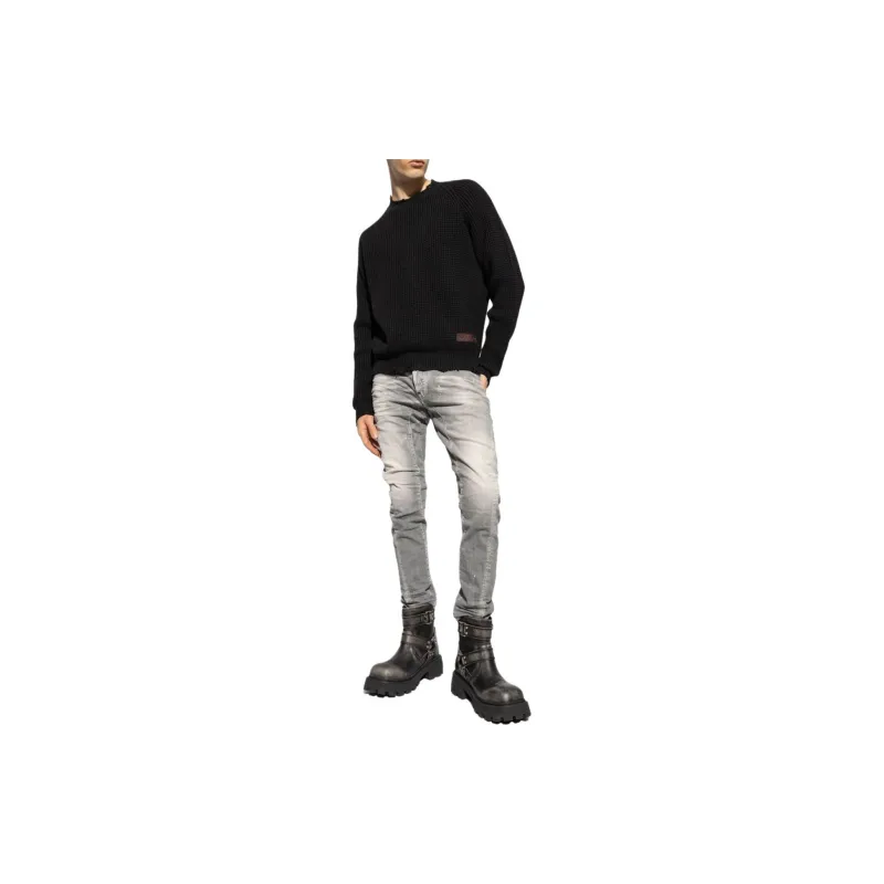 DSQUARED 2 Distressed Knitted Jumper-1