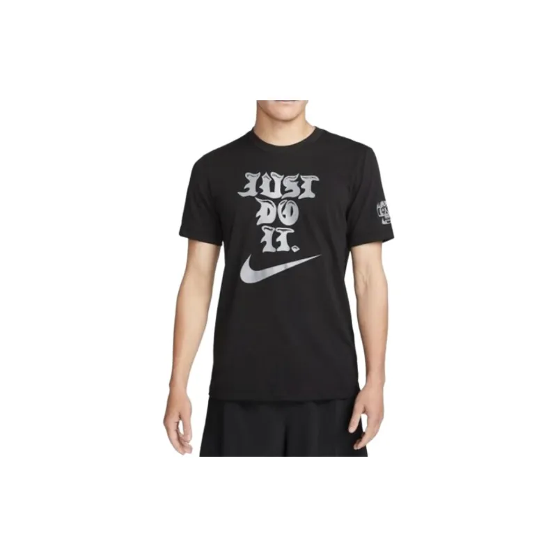 Nike T Shirts Men Black-2