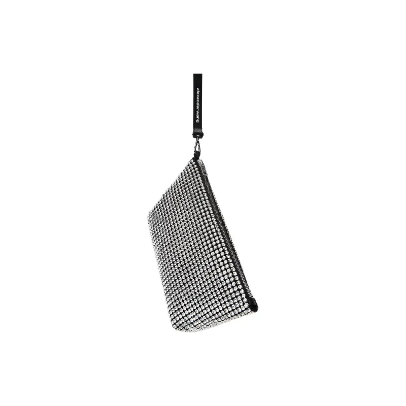 Alexander Wang Embellished Zip Detailed Clutch Bag-1