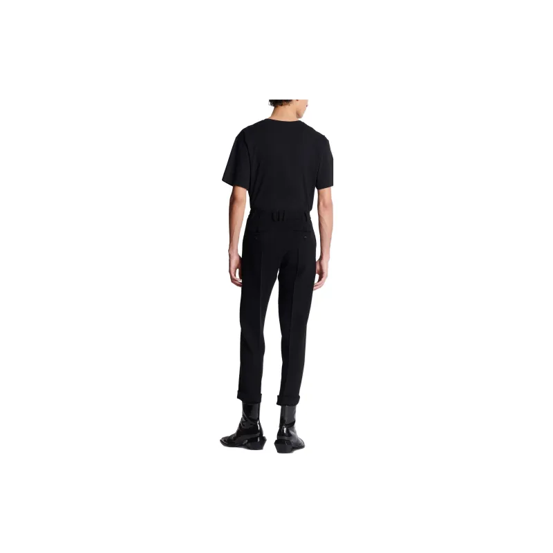 BALMAIN Tapered Cropped Trousers-2
