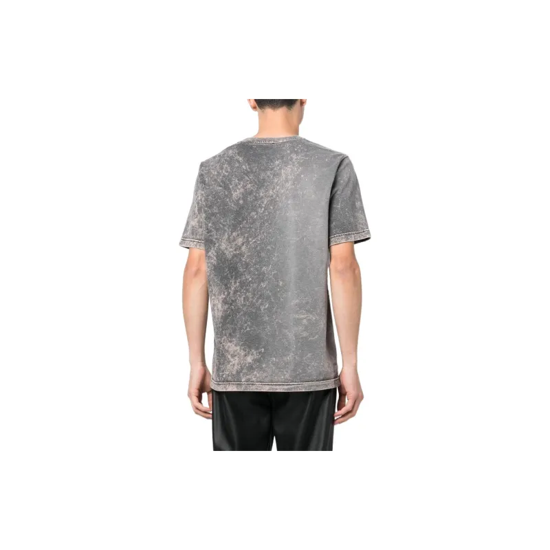DIESEL OVAL D Series T Shirts Men Gray-2