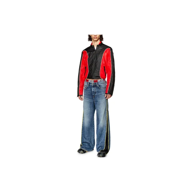 DIESEL J Blinkid A Colour block Bomber Jacket-1