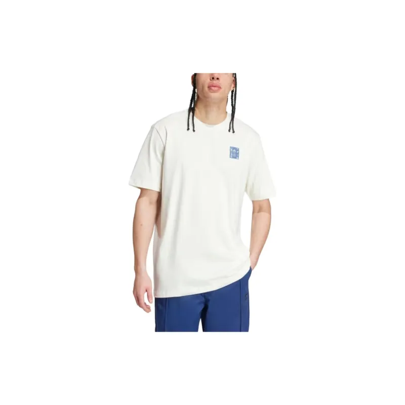 Adidas Ajax Amsterdam T-Shirts Men Ecru-1
