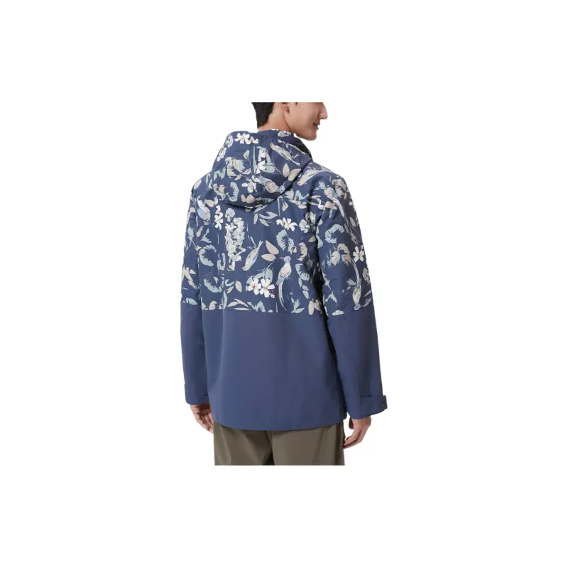 Columbia Windbreaker Jackets Men Blue-2