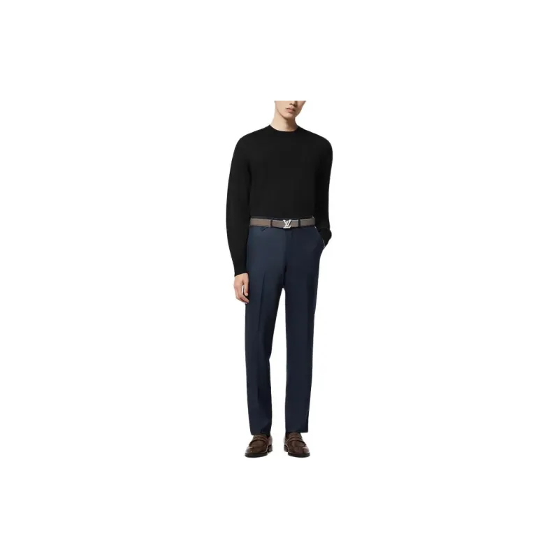 LOUIS VUITTON Silk And Cashmere Blend Crewneck-1