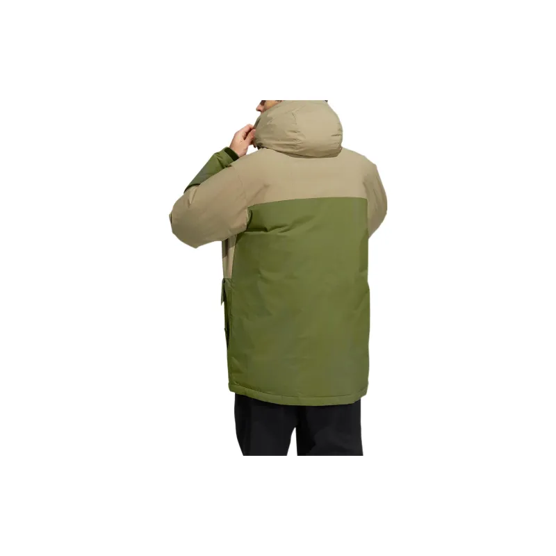 Adidas Down Jacket Unisex Dark Olive Green-3