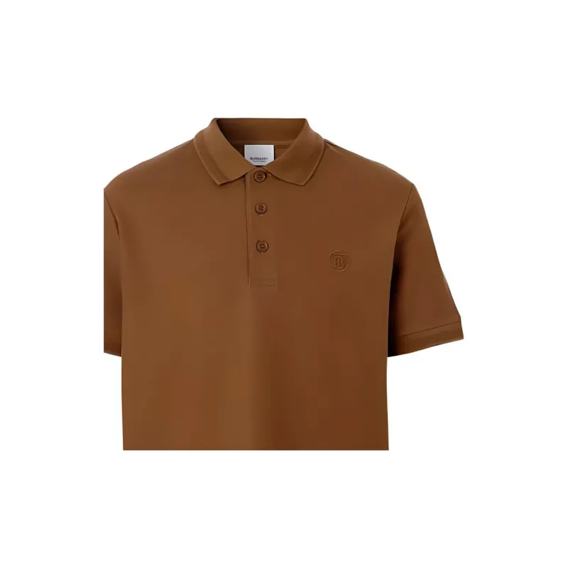 Burberry FW22 Polo Shirt Men's Dark Brown-2