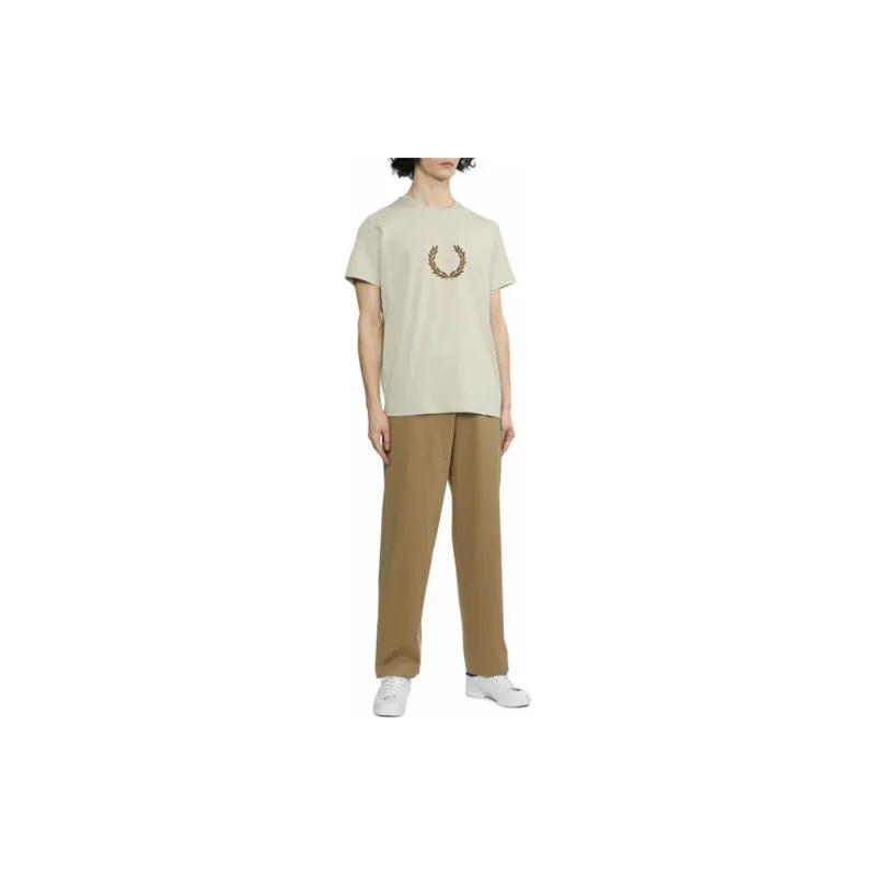 FRED PERRY SS24 T Shirt Men's Beige-2