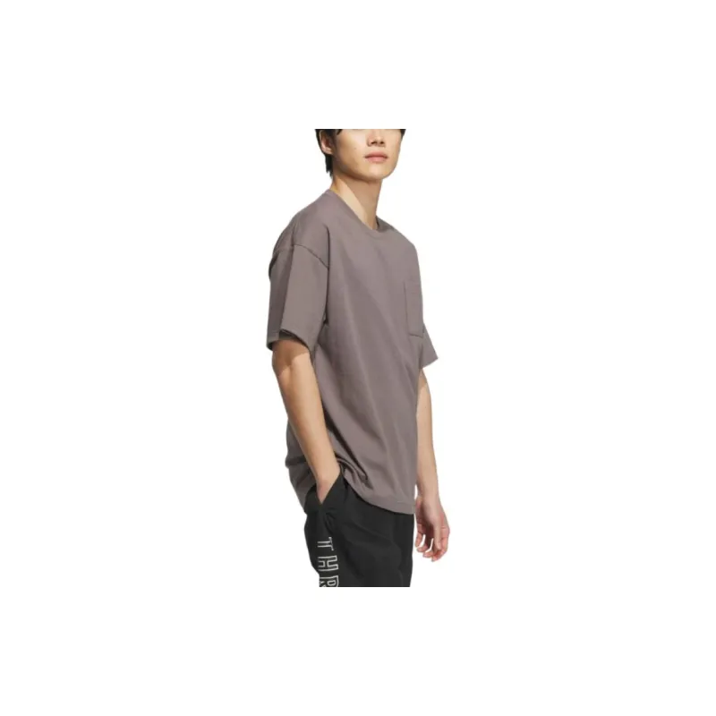 Adidas T Shirts Men Charcoal-2