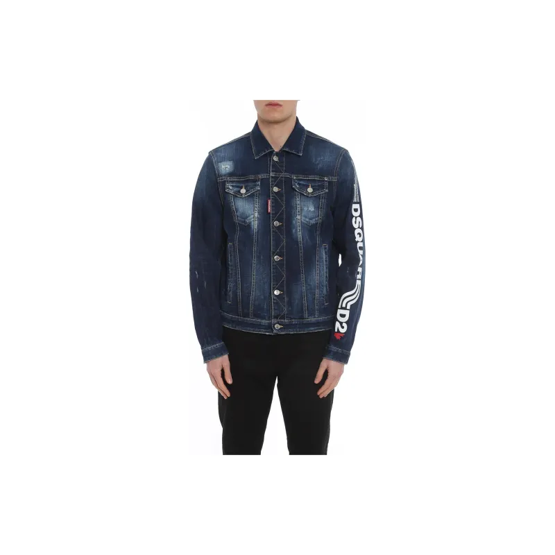DSQUARED 2 Denim Jacket Men's Blue-3
