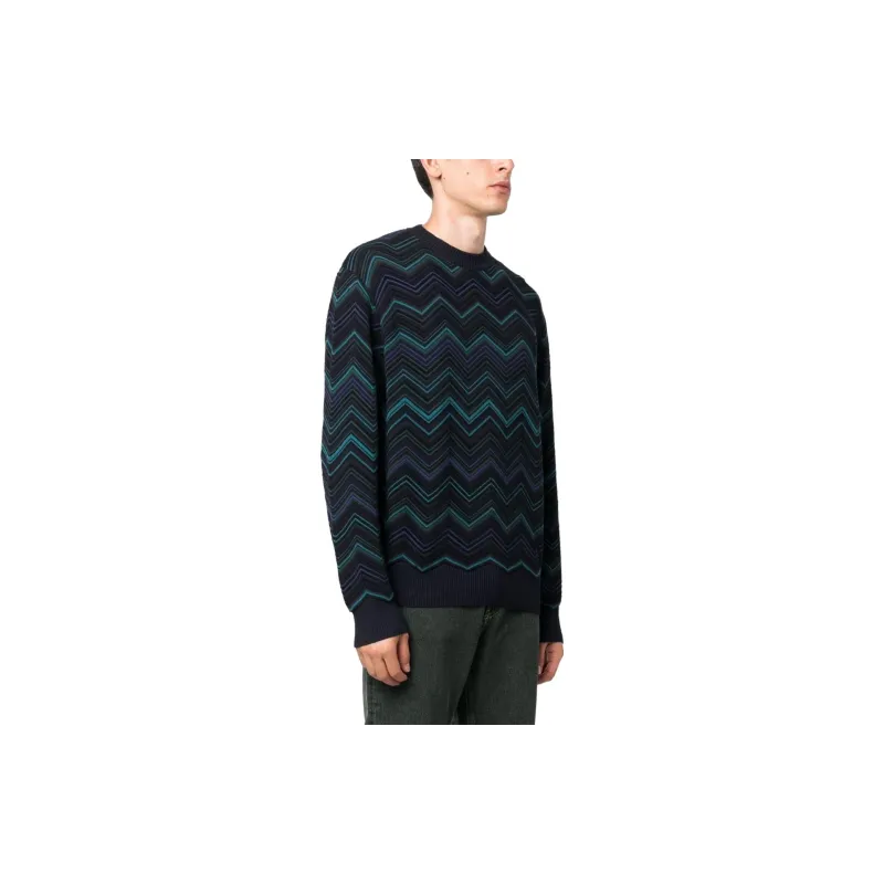 MISSONI Zig zag Pattern Cotton blend Jumper-3