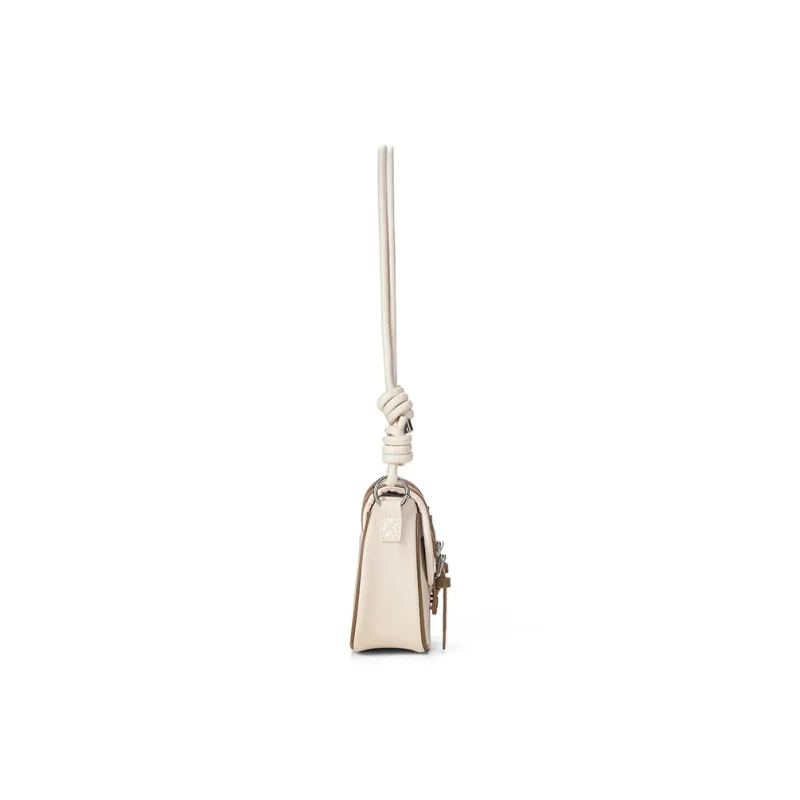 MR.ACE HOMME Polyester Shoulder Bag Women's Sweet Cool Black/Star Silver/Beige White Sand-15