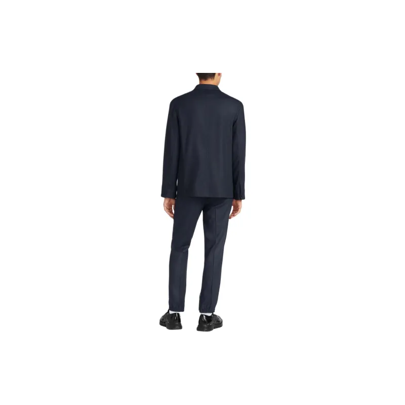 DIOR SS24 Knitted Sports Pants Men's Blue-2