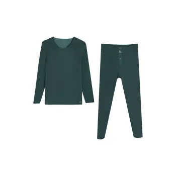 Red bean Men Thermal Sets