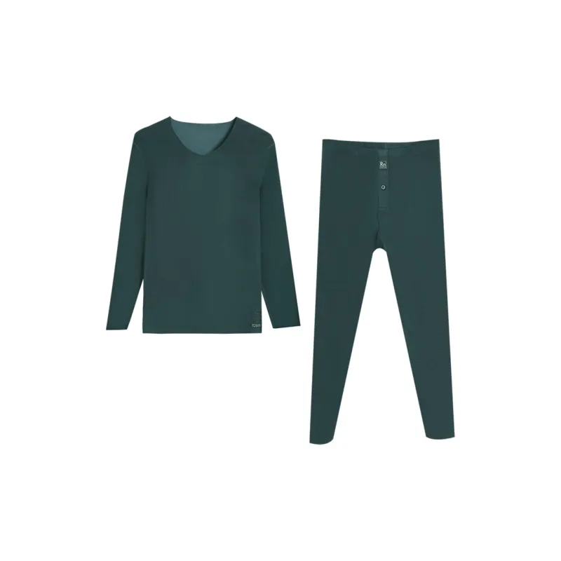 Red bean Men Thermal Sets-0