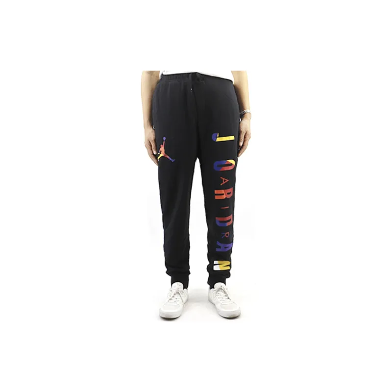 Jordan Knitted Sports Pants Men's Black-2