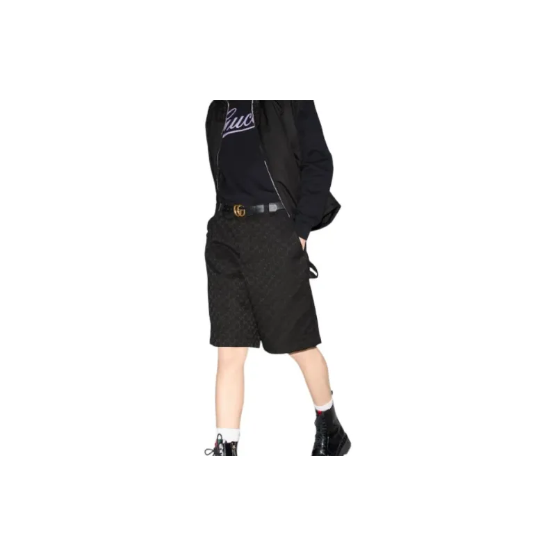 GUCCI Monogrammed Bermuda Shorts-2