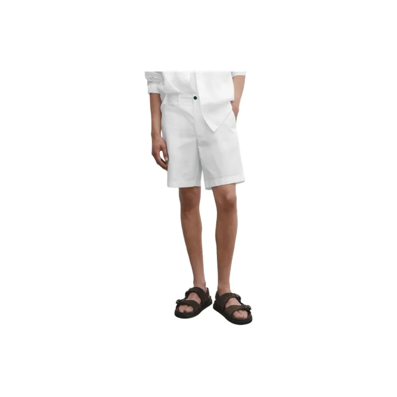 Massimo Dutti Casual Shorts Men's White-2