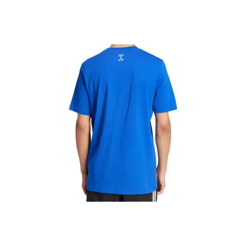 Adidas T-Shirt Unisex Royal Blue-2