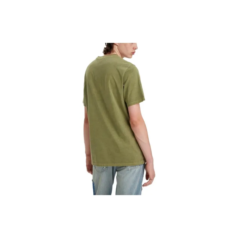 Levis T-Shirts Men Olive Green-2