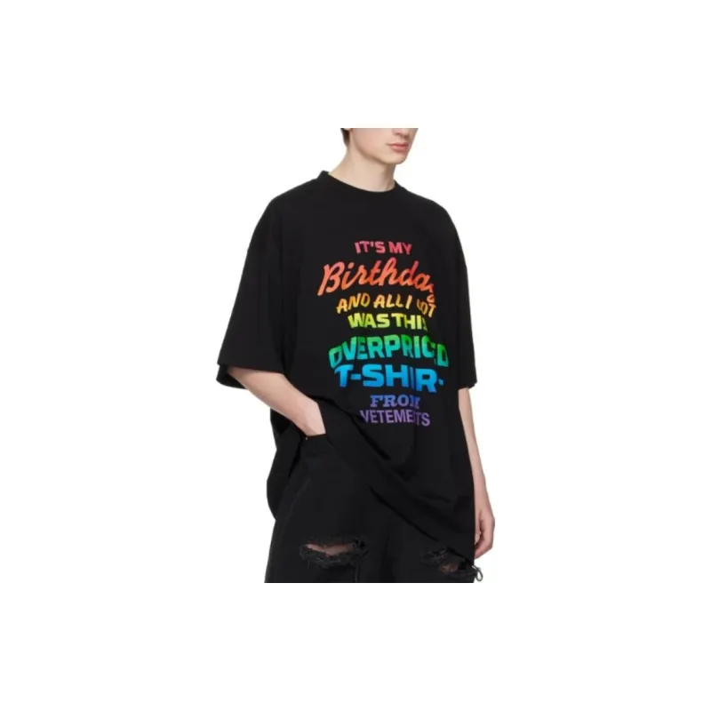 Vetements Overpriced Birthday T Shirt-1
