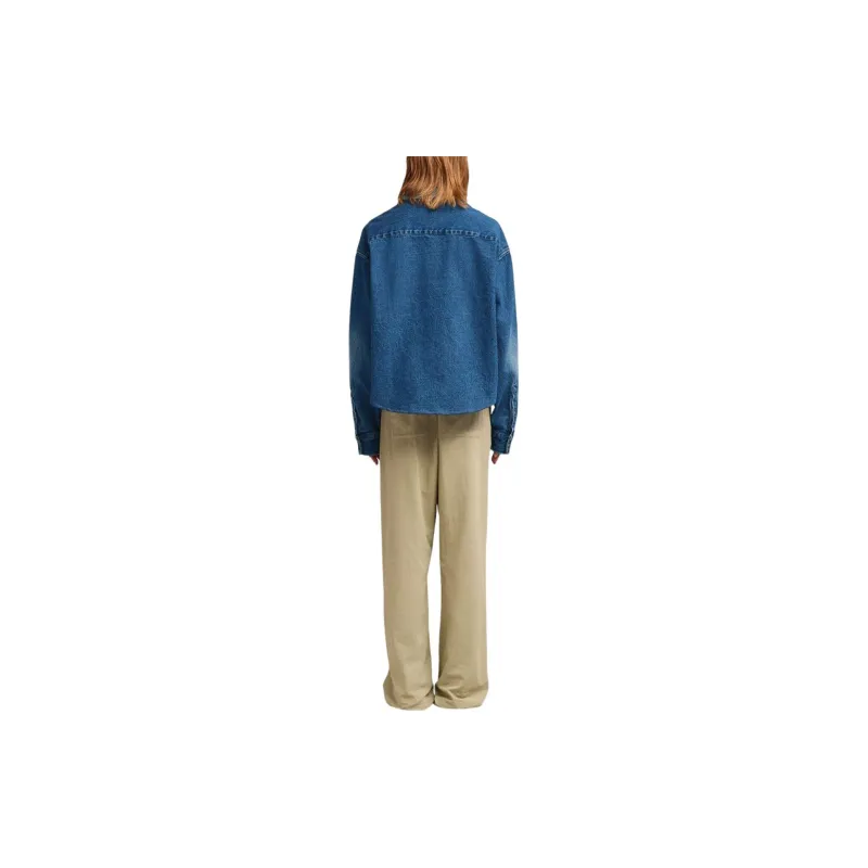 AMIPARIS Alexandre Mattiussi Ami Button Up Denim Shirt-3