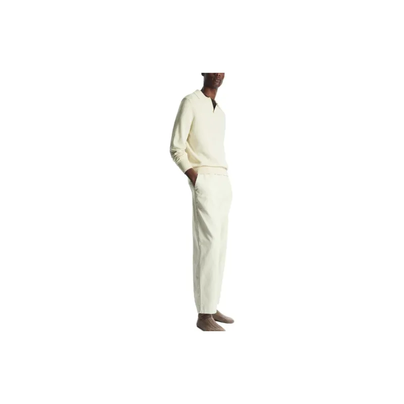 COS Casual Pants Men Ecru-2