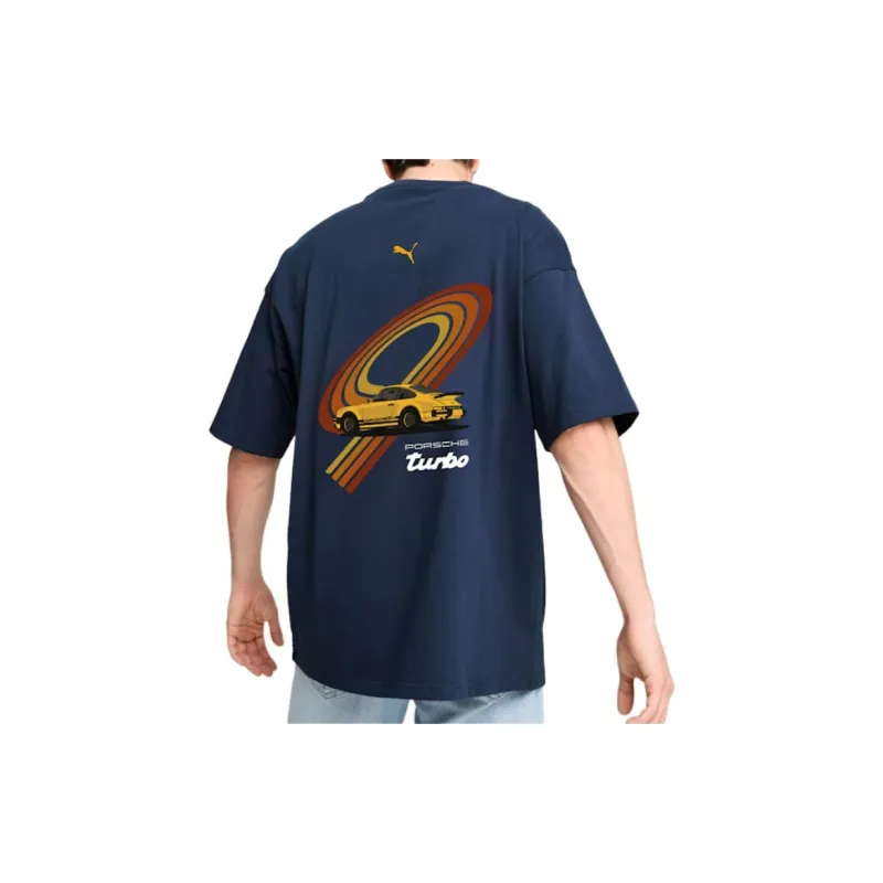 PUMA Porsche LegacyTurbo T-Shirt Men's Marine-2