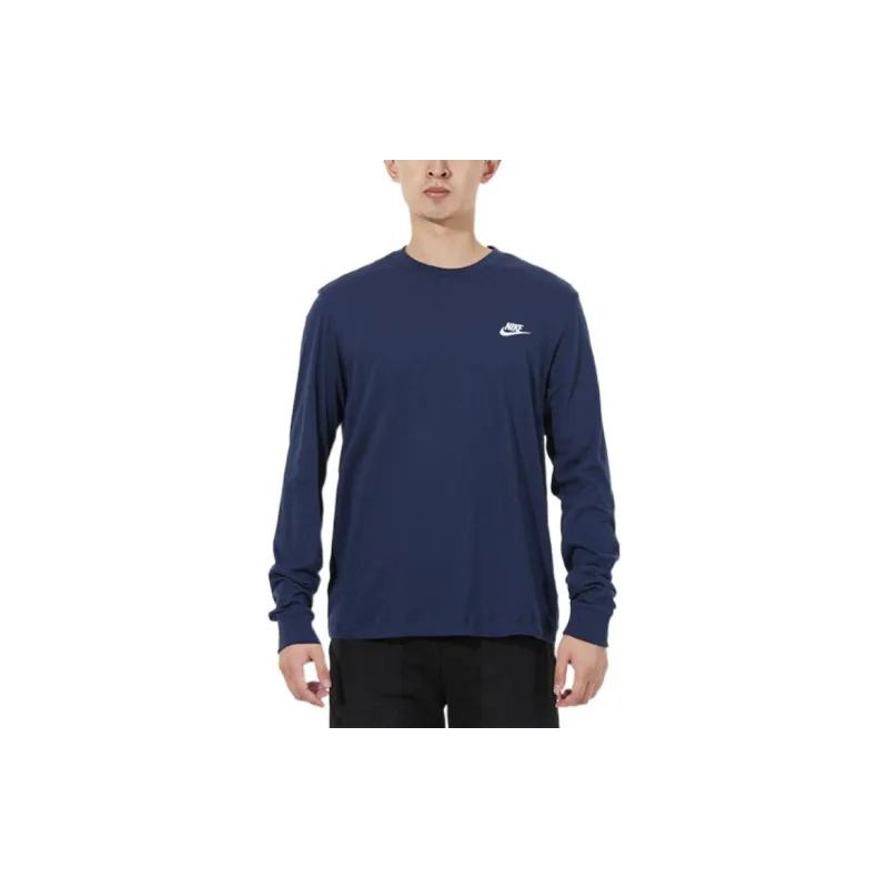 Nike T Shirts Men Blue-2