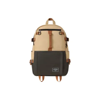 MR.ACE HOMME Polyester Backpack Unisex Mountain Gray/Mist Blue Gray/Preppy Apricot