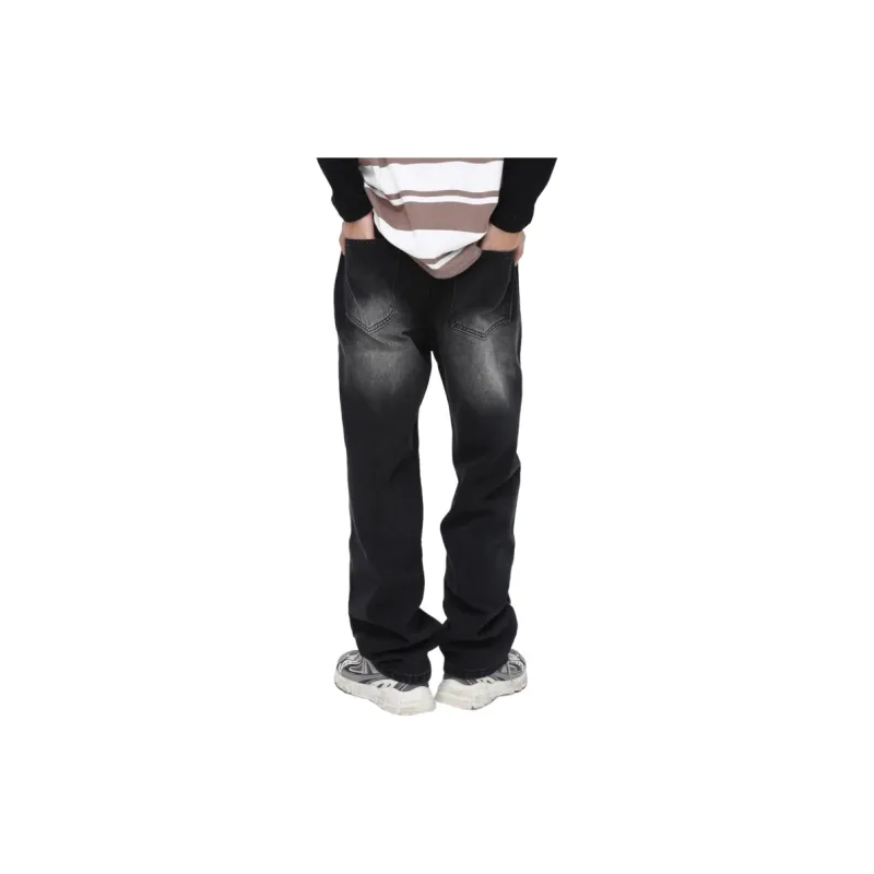 Voguo Relay Jeans Unisex Black Gray-4