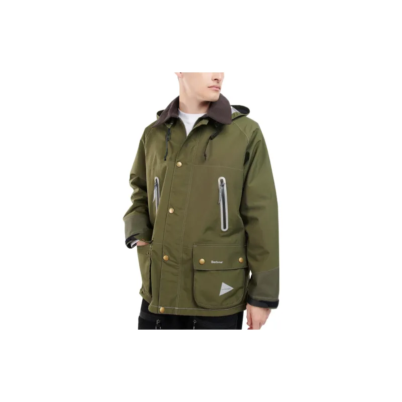 BARBOUR x And Wander FW22 Jackets & Coats Men's Green-2